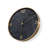 Gray Gold Round Analog Wall Clocks