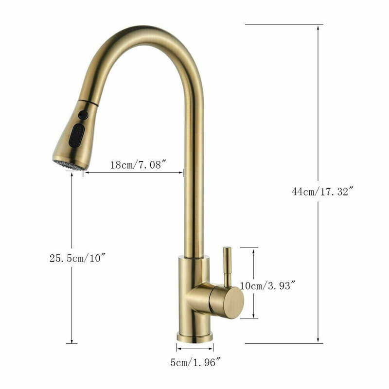 Fairmont Park Nerbone Pull Out Kitchen Faucet