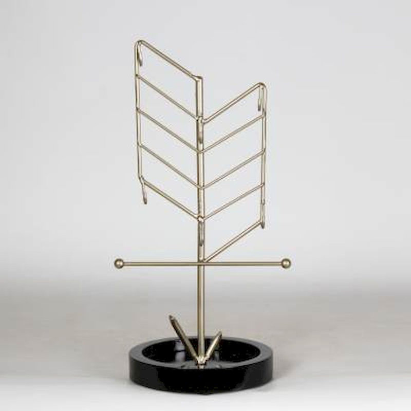 Ellum Metal Wall Organizer with Key Hooks