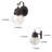 2 Bulbs Seeded Glass Outdoor Wall Sconce (Set Of 2)-225262518