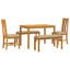Oak Solid Wood Dining Set-1431550509-1431550517-1431550512-1431550518-1431550515