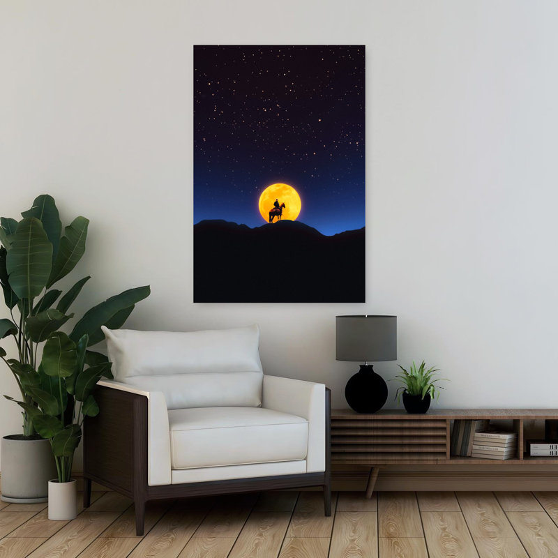 Print, 91.44 cm H x 60.96 cm W, Black/Yellow