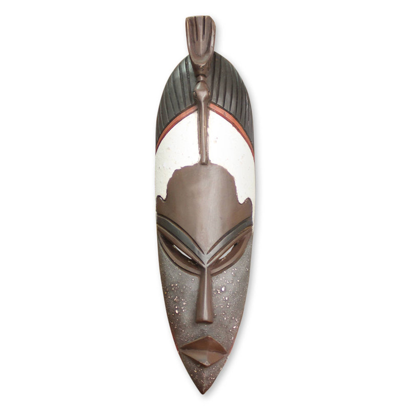 Masque en bois africain onukpa