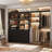 47.2" Closet System with 6 Wooden Drawers-1274400195