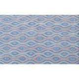 Tapis décoratif à boucles géométriques géométriques/mauves Tristan