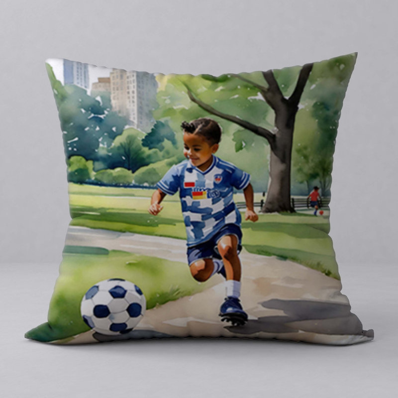 Abstract Reversible Throw Pillow