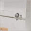 Porte de douche sans cadre, porte de douche coulissante, avec cabine de douche en verre trempé épais de 5/16 po (8 mm) de qualité supérieure, avec tampon-122115038