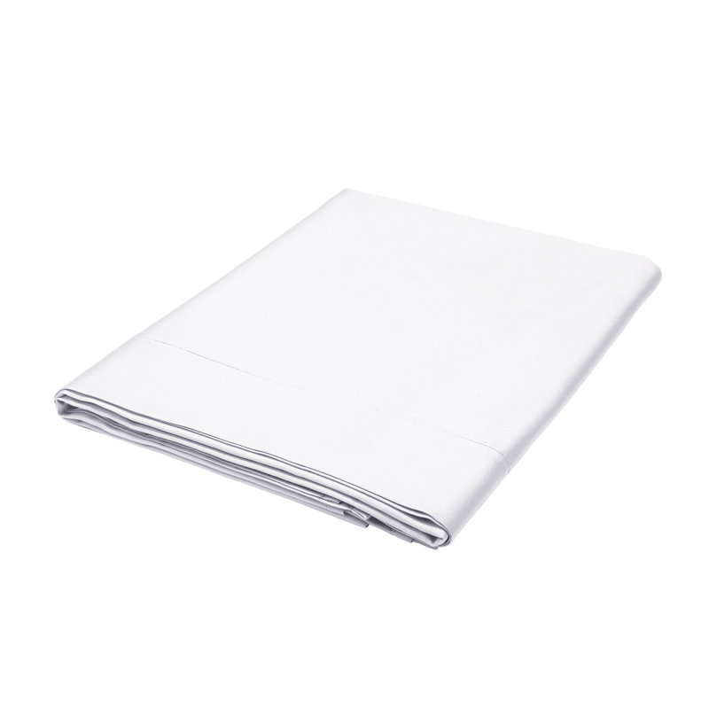 BOB 600TC EQYPTIAN COTTON Flat Sheet, White, Kingsize (5')