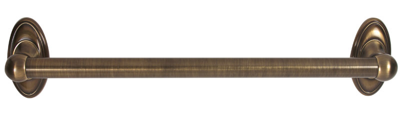 Classic Traditional 18" Grab Bar, Antique English Matte, 24"