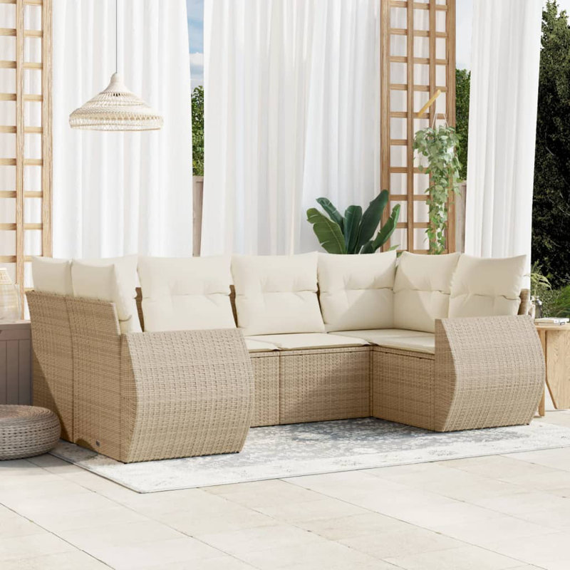 Vidaxl Garden Sofa Set Beige