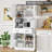 SET Of 2, 71" Kitchen Pantry Cabinets