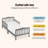 Classic Toddler Solid Wood Bed-534739661