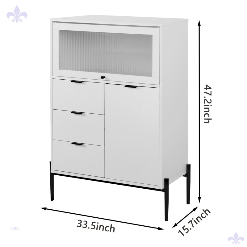 Sideboard With 3 Drawers