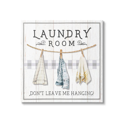 " Laundry Room Hanging Towels " Print