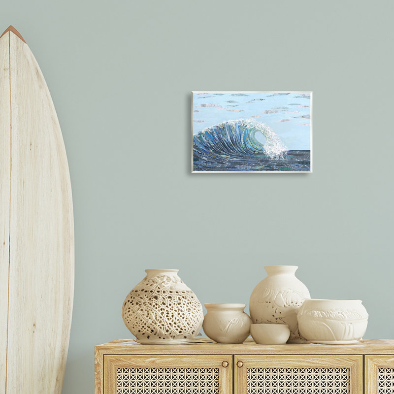 "Big Kahuna Wave", art mural par Jennifer Peck, H 10 po x l 15 po