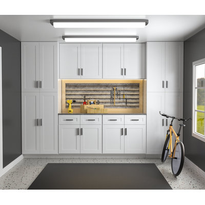 Chinki 6 Piece Solid + Manufactured Wood Storage System
