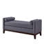 Grand pouf capitonné en tissu bouclé avec coussins-1565433075