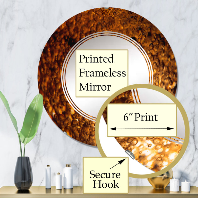 Miroir de salle de bain sans cadre, 32 po x 32 po