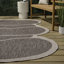 Tapis d'intérieur / extérieur brun clair / beige Monte Modern-938657991