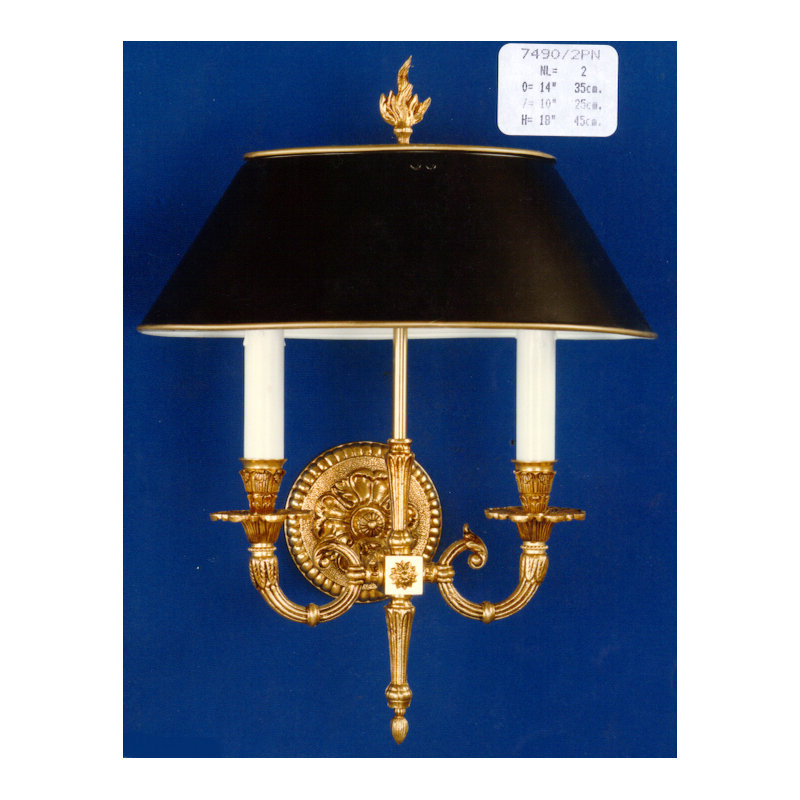 Cowie Candle Wall Light, Antique Silver