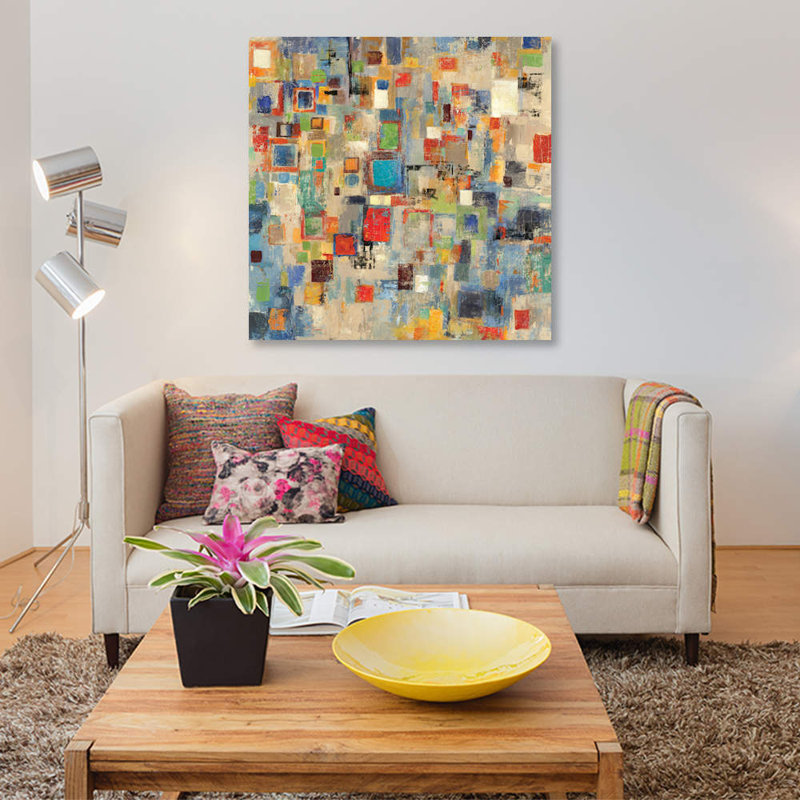 «Complexity», reproduction sur toile, H 48 po x l 48 po x P 1,5 po, Pas de tapis, Toile tendue