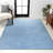 Asam Solid Low-Pile Classic Blue Rug-1493856817
