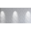Panneau mural en plastique blanc 19,68 po x 19,68 po