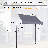 78'' W x 47'' D Metal Canopy-98226886