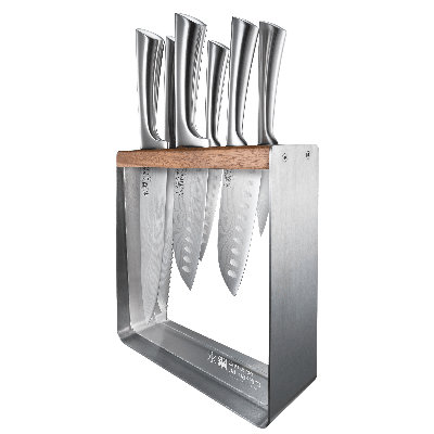 Cuisine::pro® Damashiro® Kinzoku Knife Block 7 Piece
