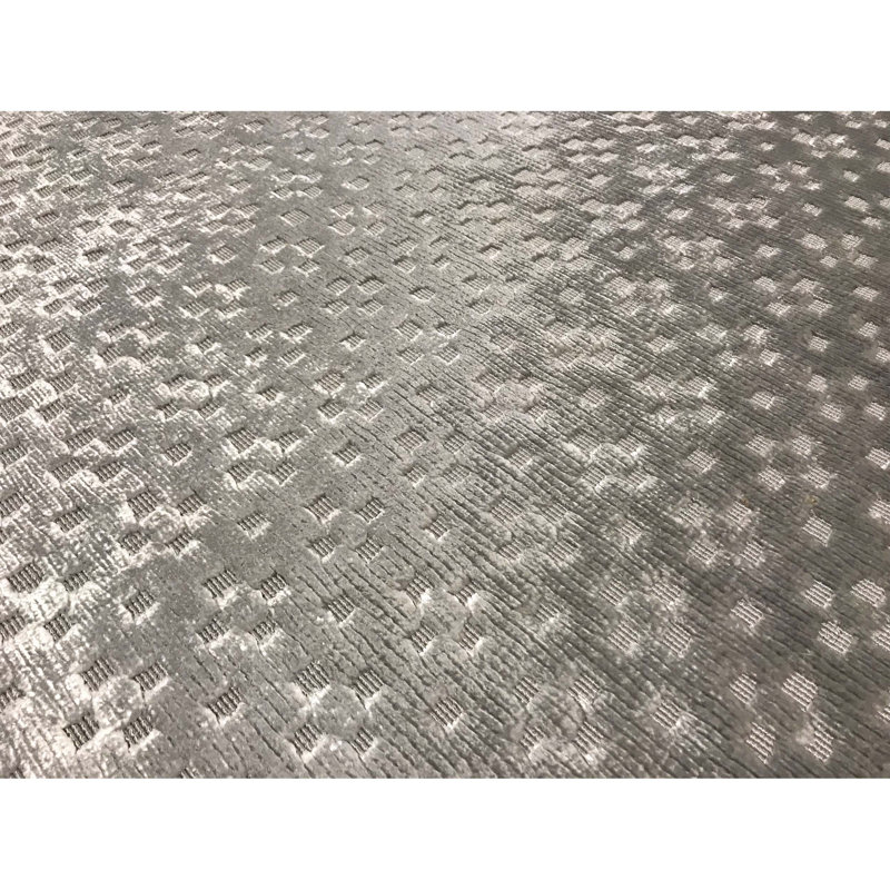 Geometric Area Rug in Gray, Rectangle 6'8" x 10'2"