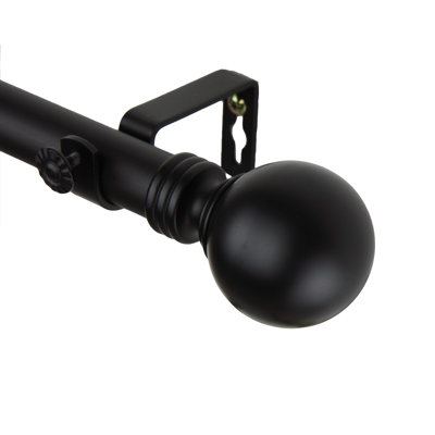 Orpha Steel Adjustable Single Curtain Rod