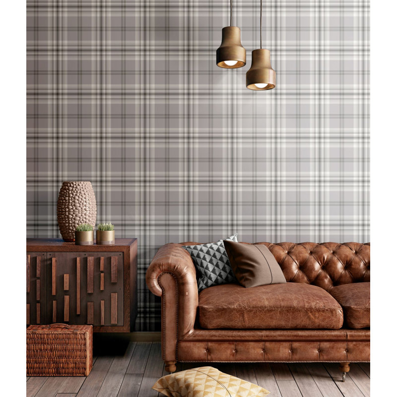 Kelso 10.05m x 53cm Matte Wallpaper Roll, Silver