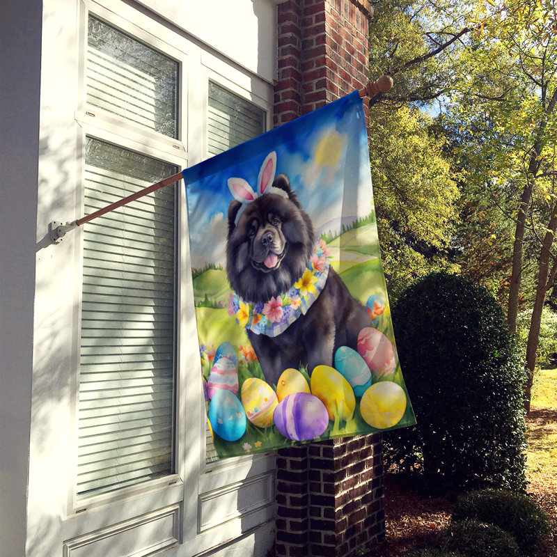 Easter Egg Hunt Double Sided 40'' H x 28'' W Polyester Easter House Flag