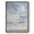 Toile avec cadre noyer