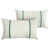 Blanc / bleu sarcelle