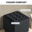 Taitianna 35cm Wide Solid Colour Footstool Ottoman-1232040198