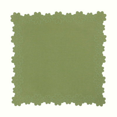 Floral Border Dinner Napkin