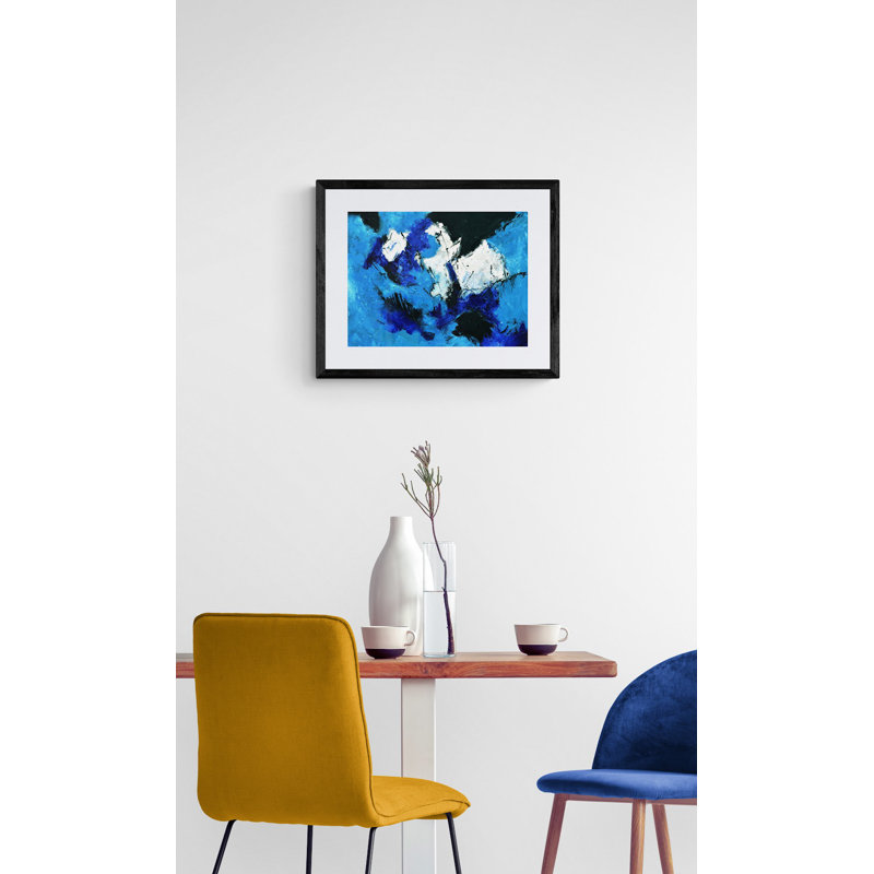 Deep Blue Print by Pol Ledent, 17.25" H x 21.25" W x 0.875" D