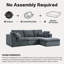 Canapé modulaire moderne pour le salon-590911001-590910982-590910983