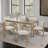 Eralyn 68.25" L Acacia Solid Wood Base Dining Table,dinning table,dining room table