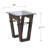 Garrinston Glass Top End Table