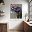 Éléphant abstrait sur toile-1779336526