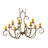 Kaliel 10 - Light Dimmable Geometric Chandelier