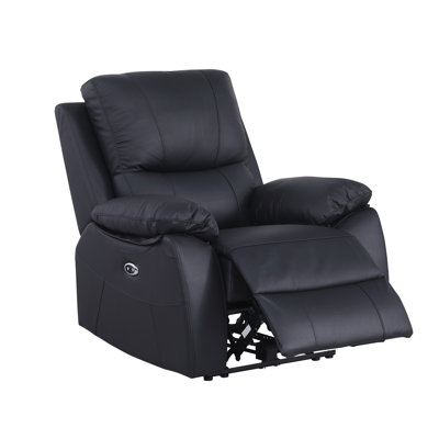 Ileana Leather Recliner by Latitude Run