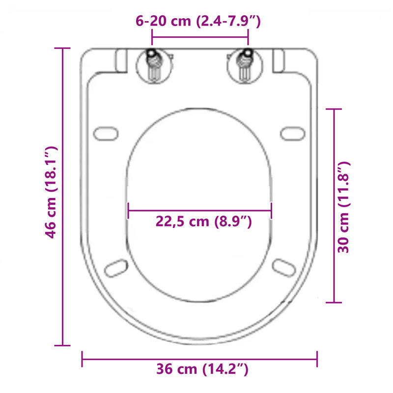 Leite Soft Close Elongated Bidet Seat