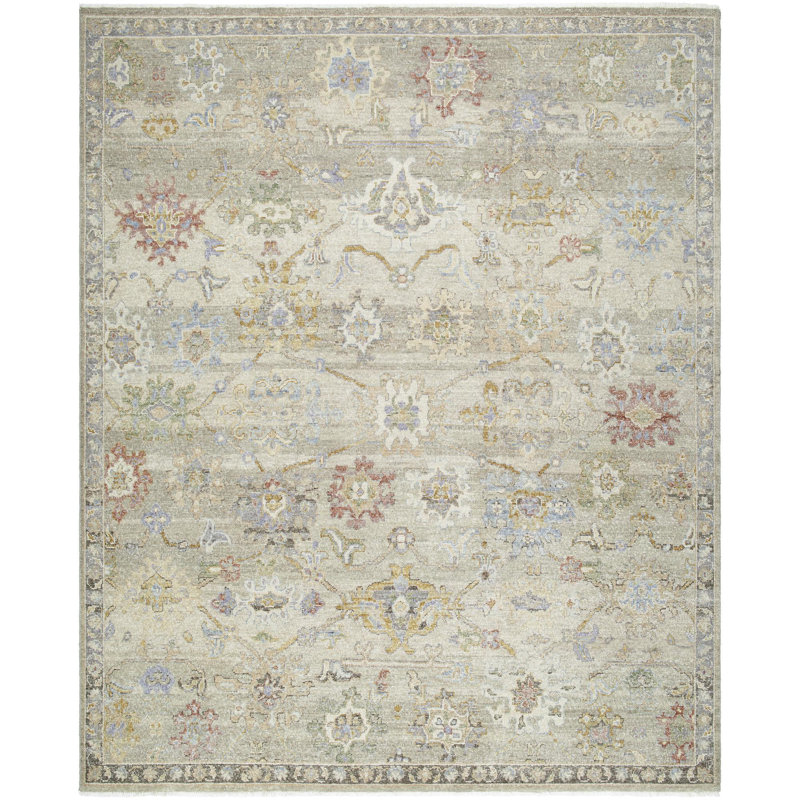 Amtul Wool Area Rug, Rectangle 6' x 9'