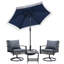 Ensemble de 4 chaises pivotantes d'extérieur 360 avec parasol 4 pièces-1471533236-1471533237