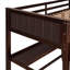 Lit mezzanine simple Finish - Créez une chambre confortable et élégante avec rangement en bois massif pour un espace de vie organisé-86356589