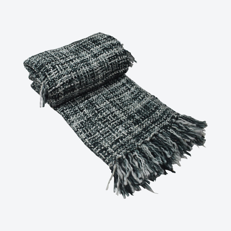 Parvin Throw Blanket, Grey