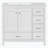 Bathroom Vanity with Ceramic Sink-164488686